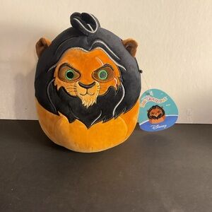 Disney Orange and Black Lion Plush
